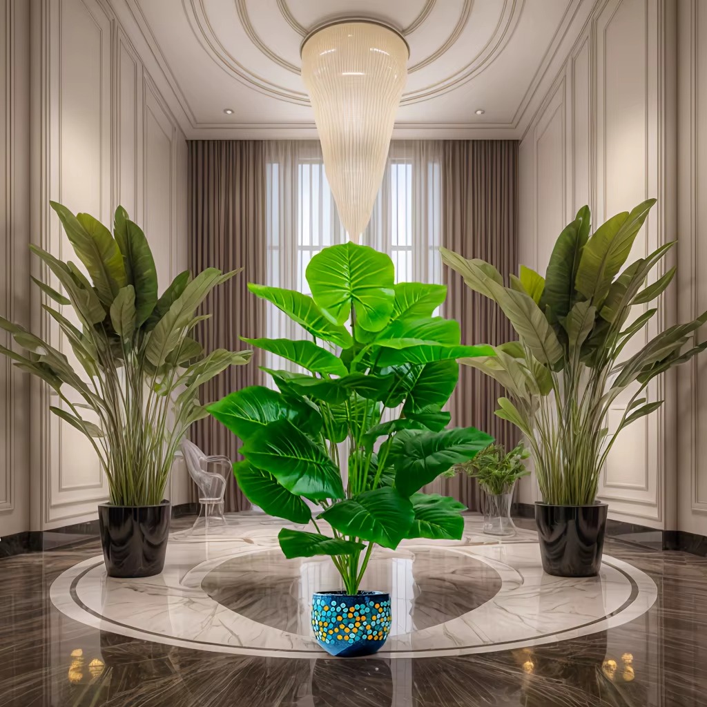 1 Pcs 60-105cm Lifelike Artifi - Monstera Adansonii recension och pris