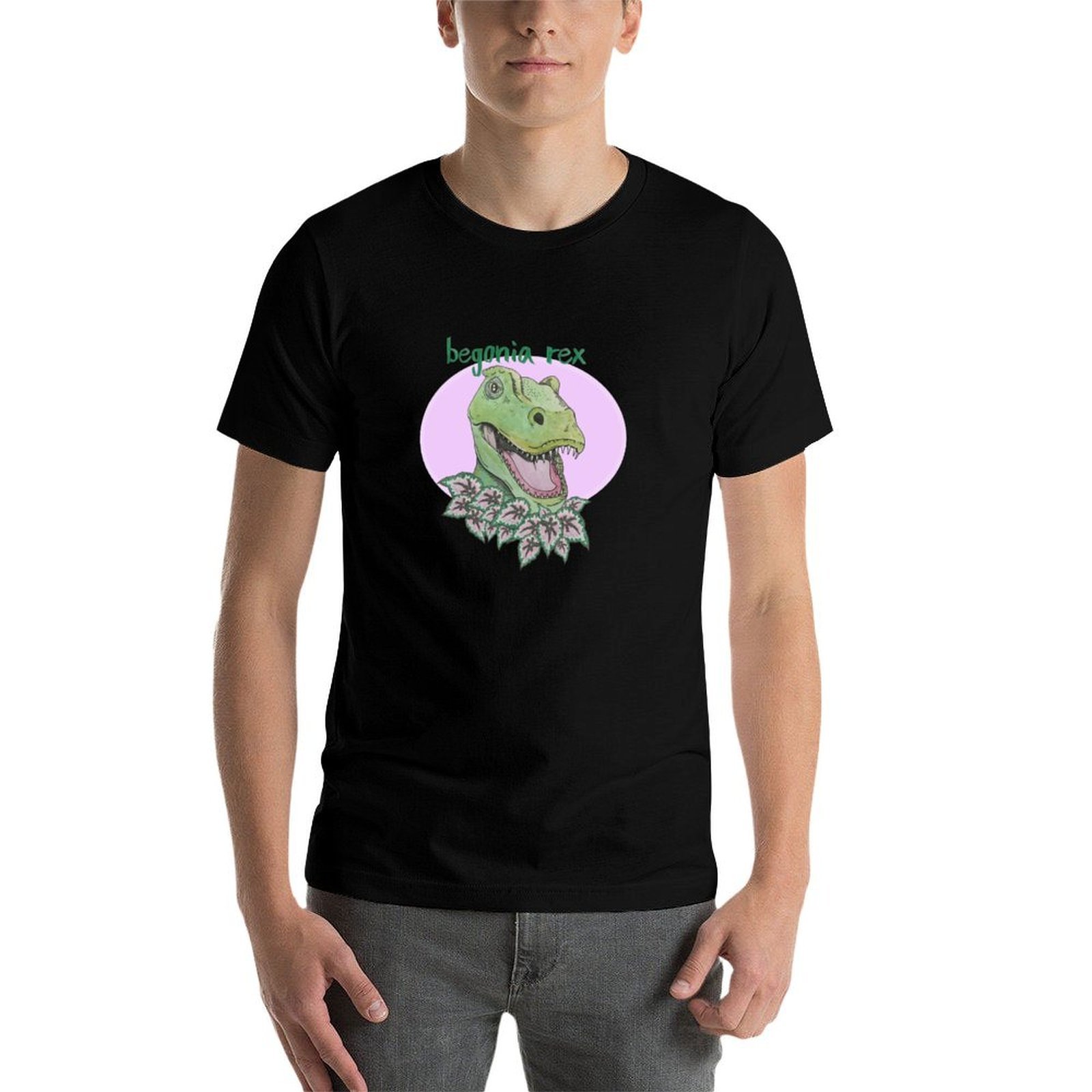 T rex begonia (pink) T-Shirt t - Begonia Rex recension och pris