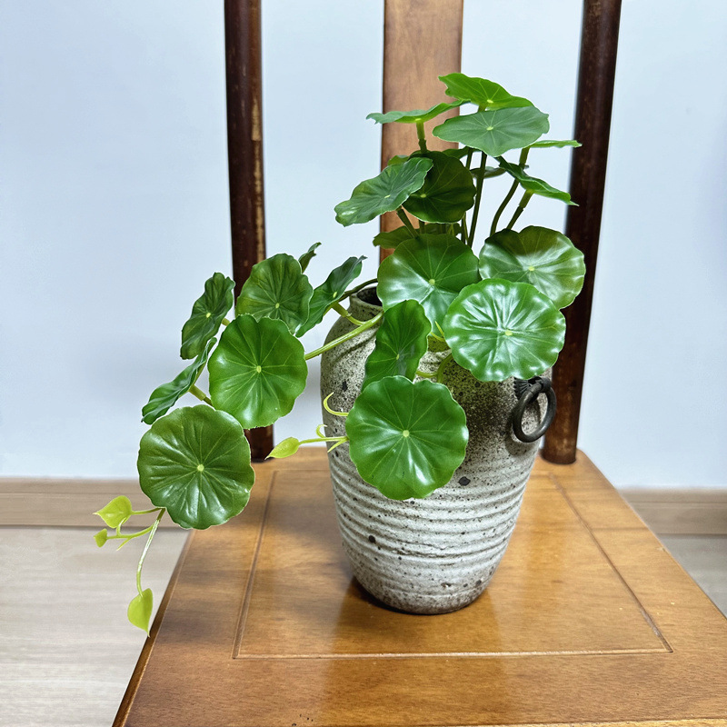 2pcs Artificial Pilea Peperomi - Pilea Peperomioides recension och pris
