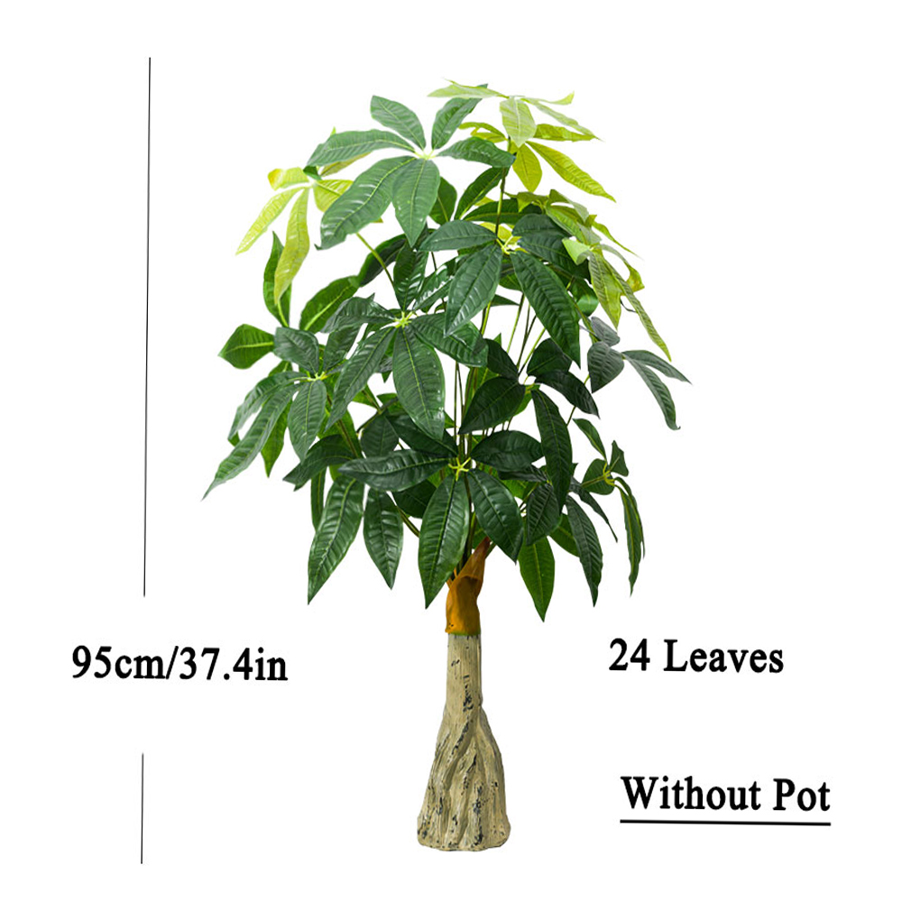 Plastic Artificial Money Tree  - Monstera Adansonii recension och pris